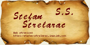 Stefan Strelarac vizit kartica